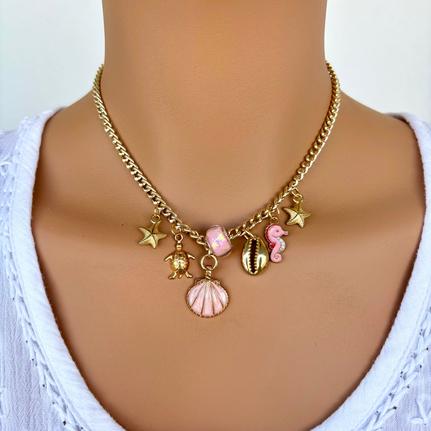 Pink Ocean Necklace