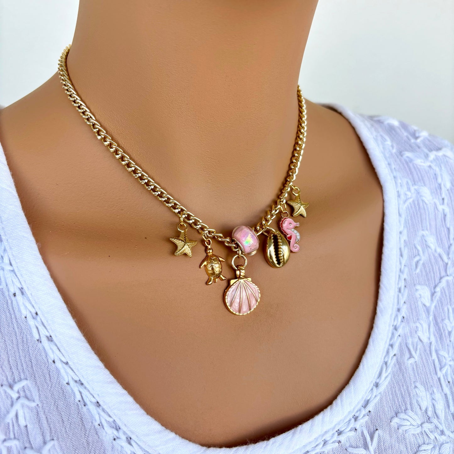 Pink Ocean Necklace