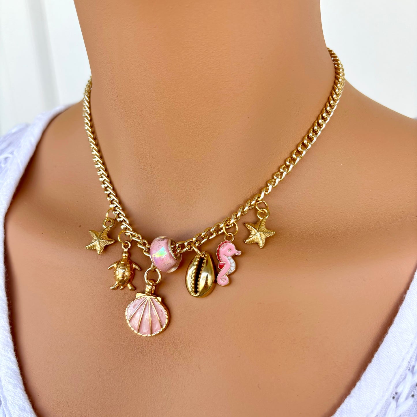 Pink Ocean Necklace