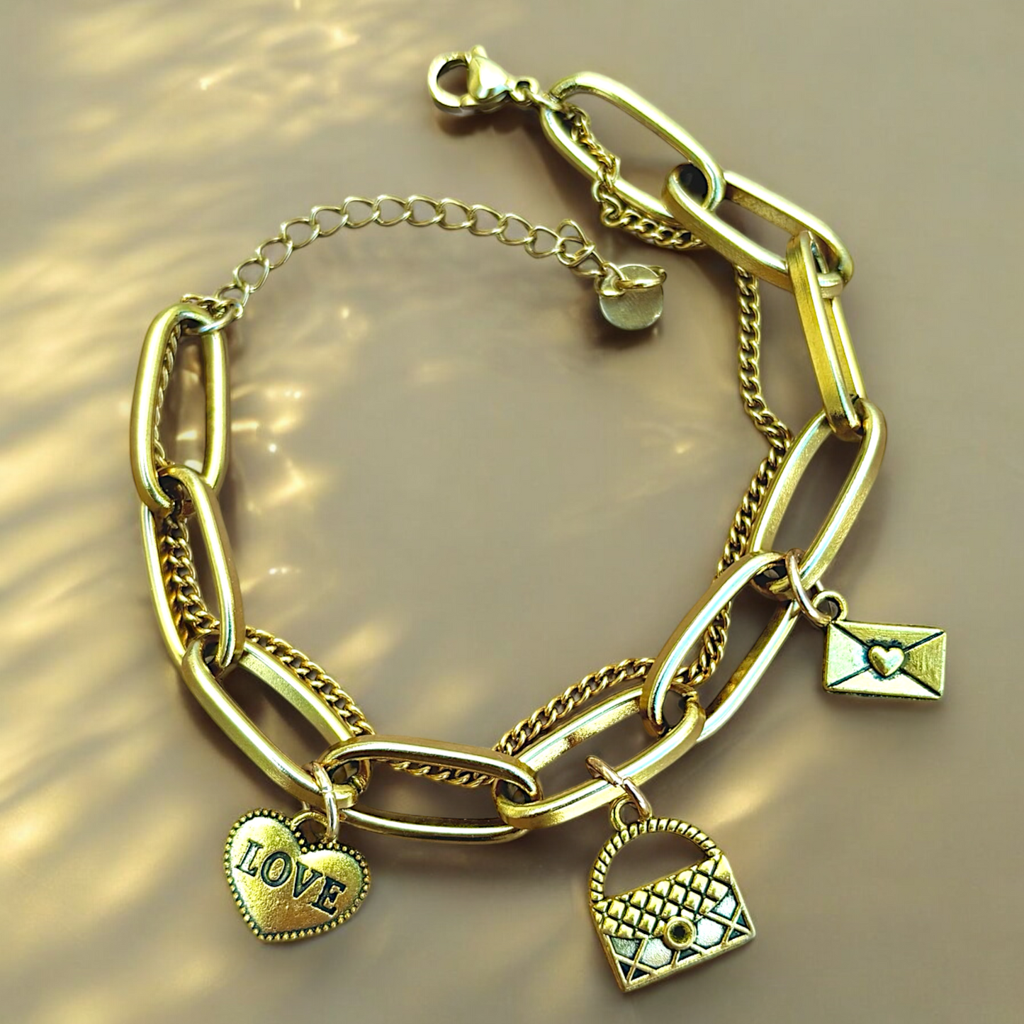 Love Letter Charm Bracelet