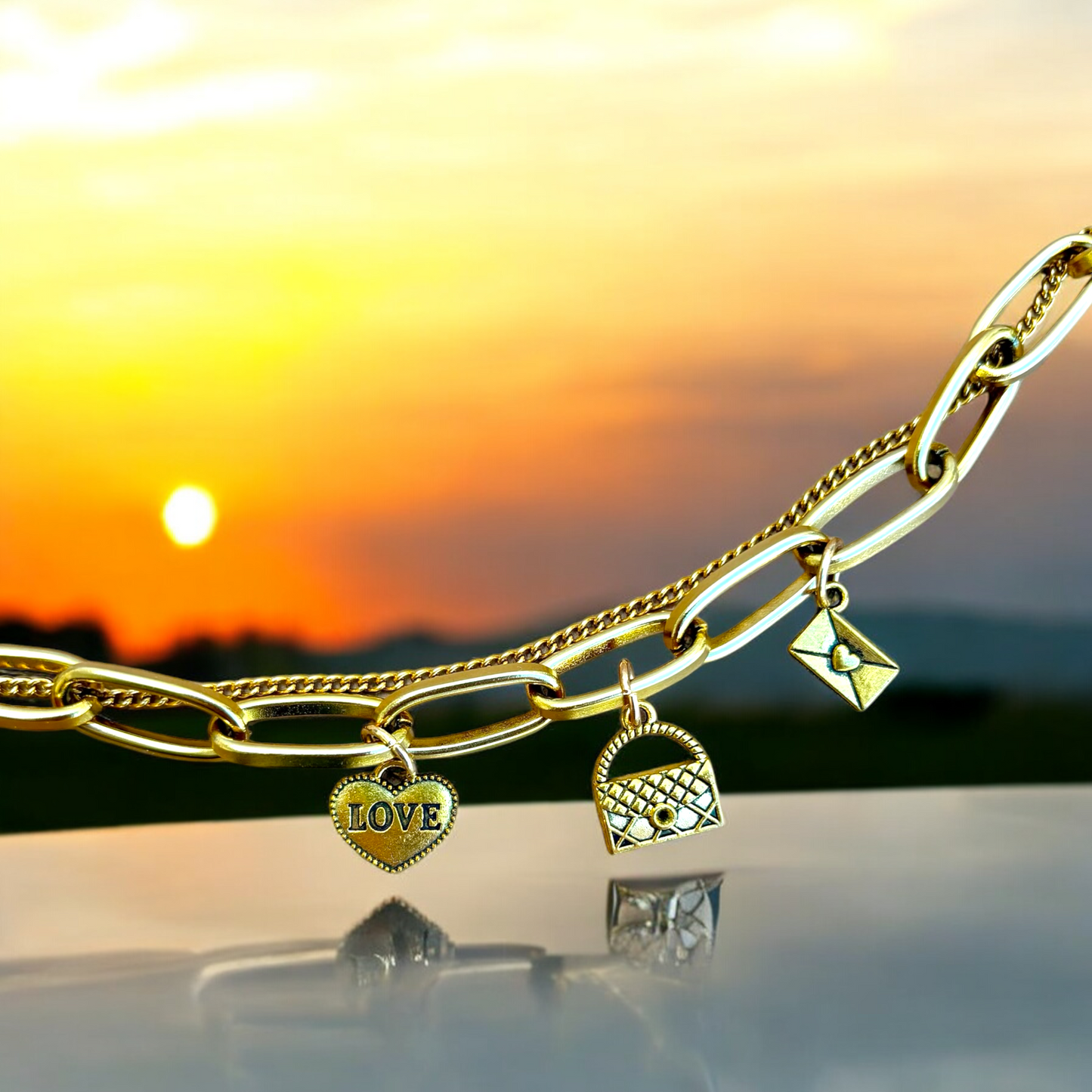 Love Letter Charm Bracelet