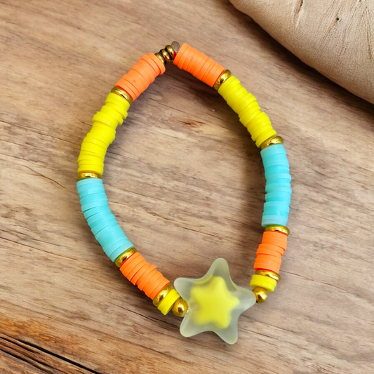 Pulseira Estrelinha Amarela